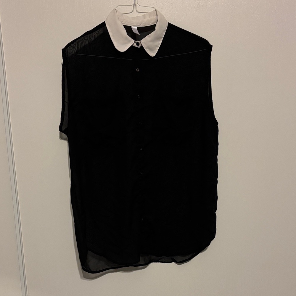 American Apparel Chiffon Blouse